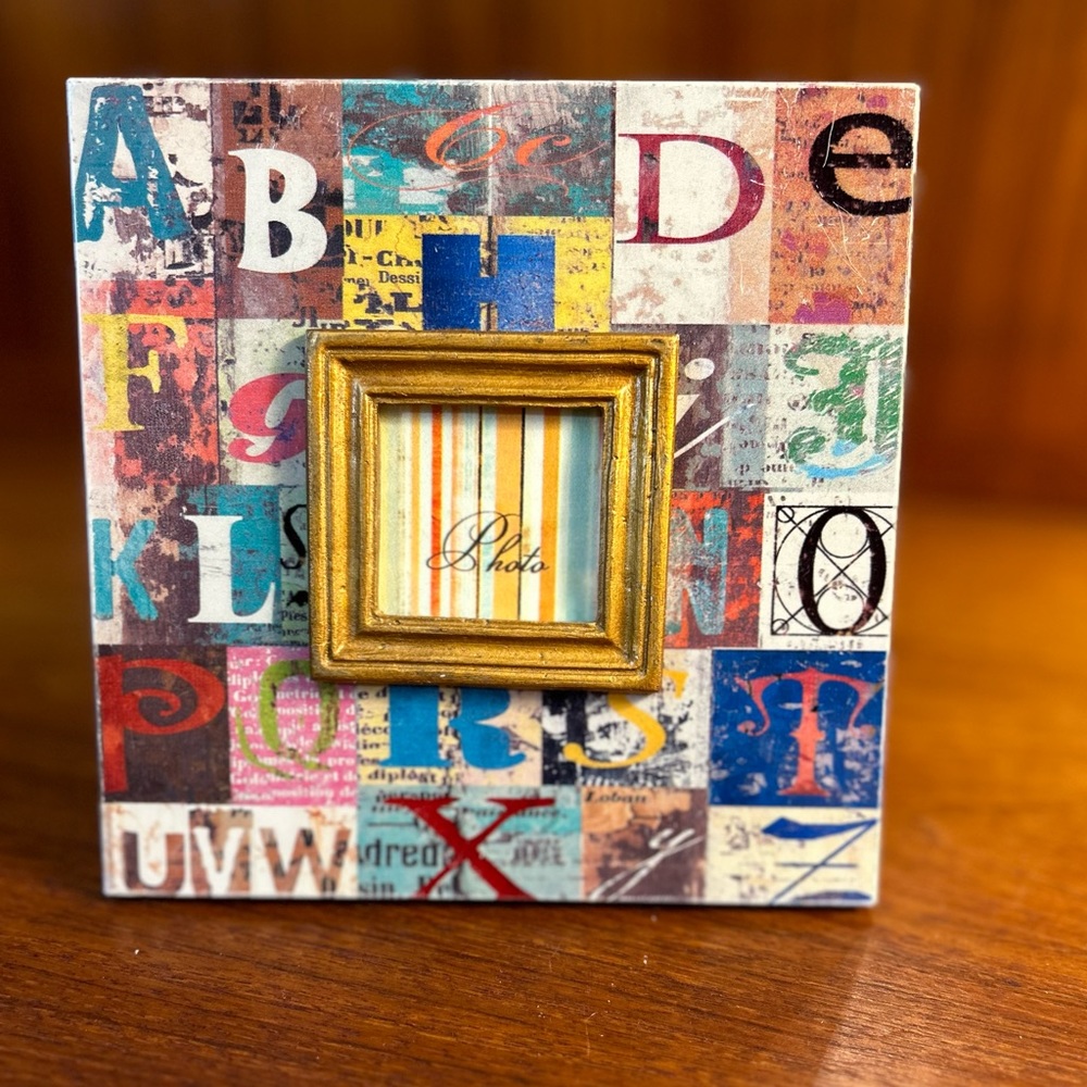 Square Photo Frame/Graduation/Nursery Room Decor/ Baby Picture Frame